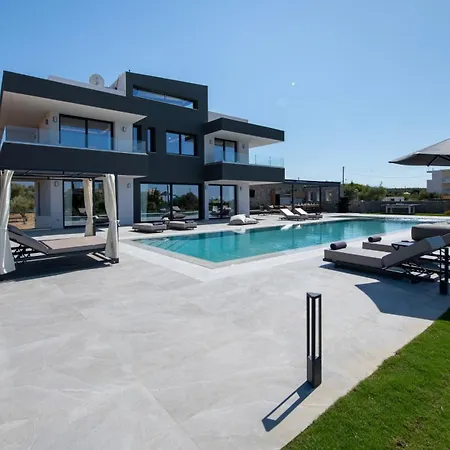 Omnia Luxury Villa, 100m2 Pool, Whirlpool & Gym, By Thinkvilla Villa Prínos